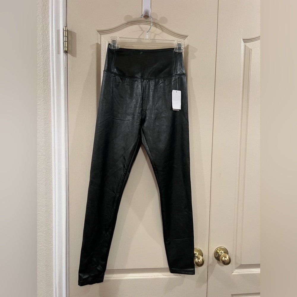 Black Leather Leggings